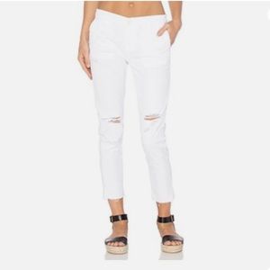 Adriano Goldschmied AG Ripped White Jeans